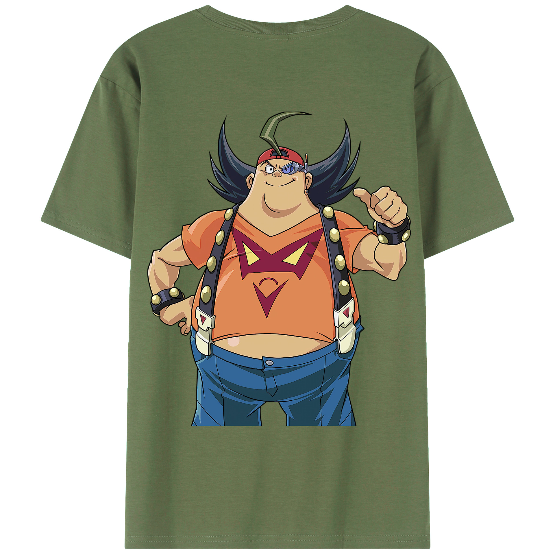 （画像用） 遊☆戯☆王 Yu-Gi-Oh! 綿100％ メンズ半袖Tシャツ（バックプリント） 通気性